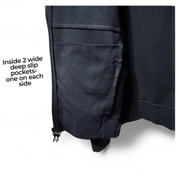 CSG Veracity Full Zip Hoodie in Black Mens Size Small - Picture 8 of 9